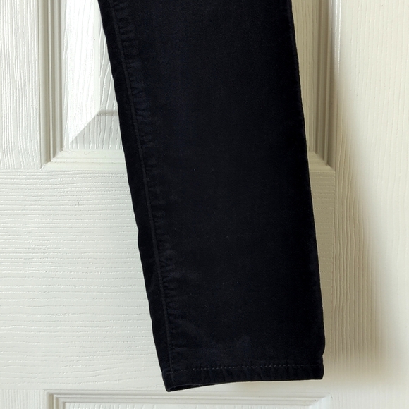 AG Adriano Goldschmied The Legging Velvet Super Skinny Ankle Pants Black 25 - Picture 14 of 15